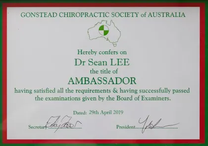 Gonstead Chiropractic Society of Australia
